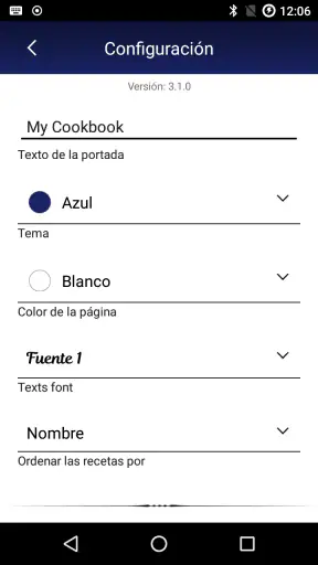 Mi Libro de Recetas screenshot
