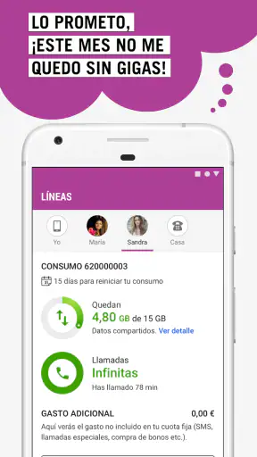Mi Yoigo - Área de cliente screenshot