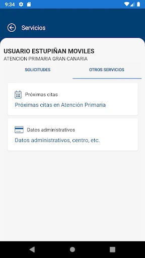 miCita previa screenshot