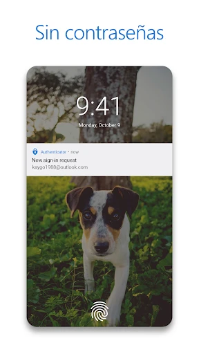 Microsoft Authenticator screenshot