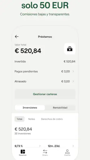 Mintos screenshot