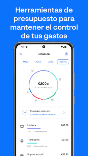Monese screenshot