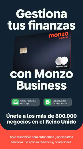 Monzo: Banco Móvil y Finanzas screenshot