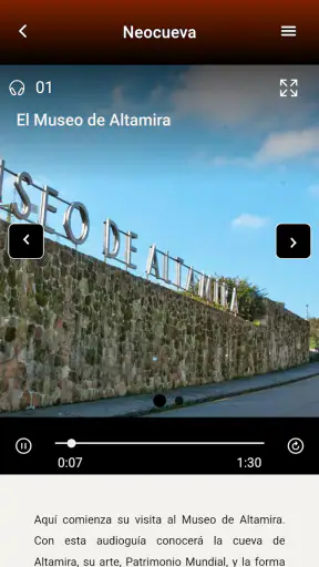 Museo de Altamira screenshot