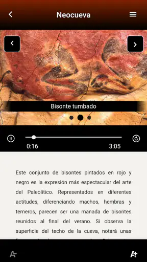 Museo de Altamira screenshot