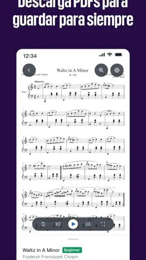 MuseScore－Acordes De Piano App screenshot