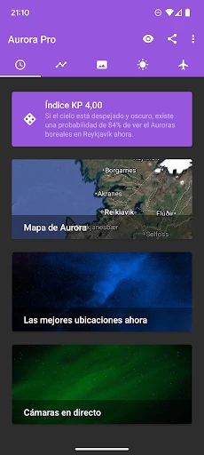 My Aurora Forecast screenshot