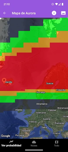 My Aurora Forecast screenshot