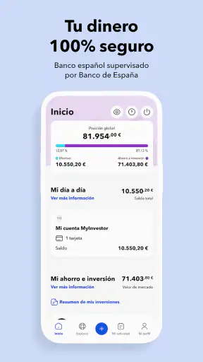 MyInvestor · Banco & Inversión screenshot
