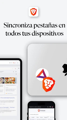 Navegador web privado Brave screenshot
