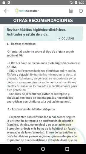 NefroConsultor screenshot