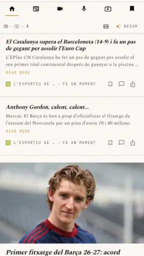 Noticias Cataluña - Diarios TV screenshot