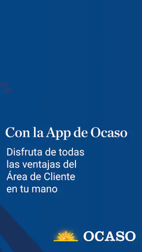 Ocaso Área de Cliente screenshot
