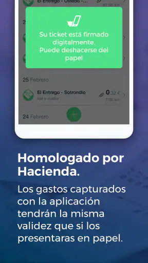 Okticket - Notas de Gastos screenshot