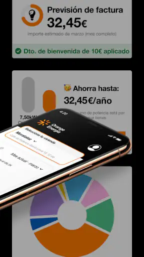 Orange Energía — Clientes screenshot