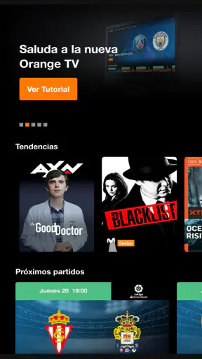 Orange TV screenshot