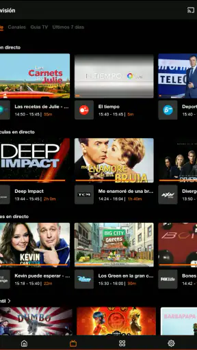 Orange TV screenshot