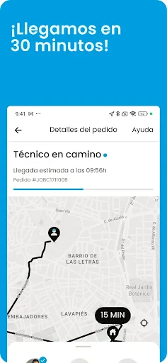 OSCAR: servicios a domicilio screenshot