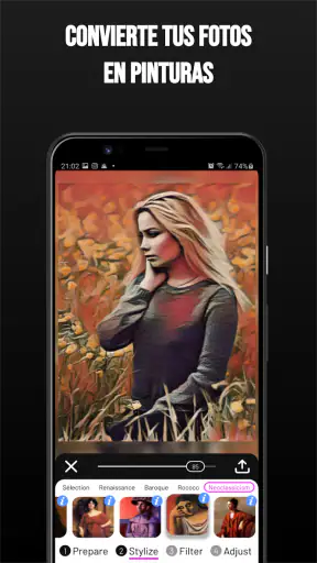 Paintation: Filtros de Arte IA screenshot
