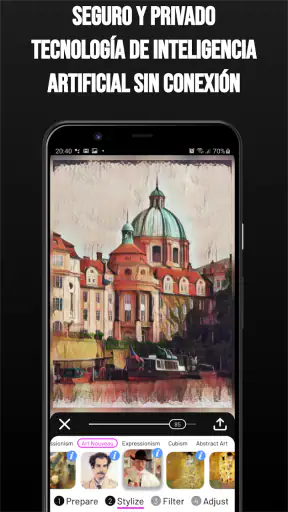Paintation: Filtros de Arte IA screenshot