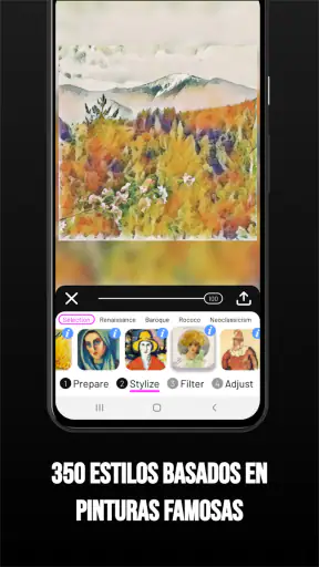 Paintation: Filtros de Arte IA screenshot