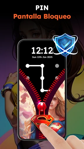 Pantalla de Bloqueo Cremallera screenshot