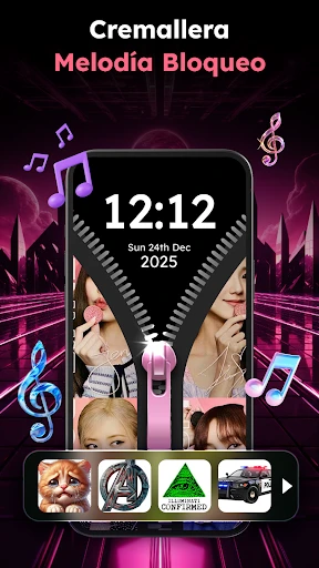 Pantalla de Bloqueo Cremallera screenshot