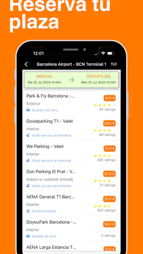 Parkimeter: Reserva parking screenshot