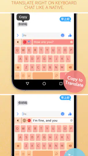 Pastel Keyboard Themes Color screenshot