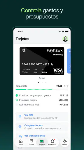 Payhawk screenshot