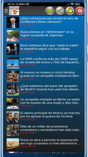 Periódicos de España screenshot