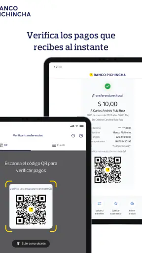 PICHINCHA BANCA MÓVIL screenshot