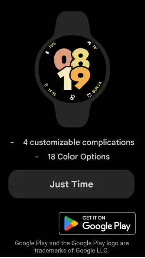 Pixel Watch 2 Face I screenshot