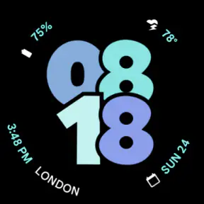 Pixel Watch 2 Face I screenshot