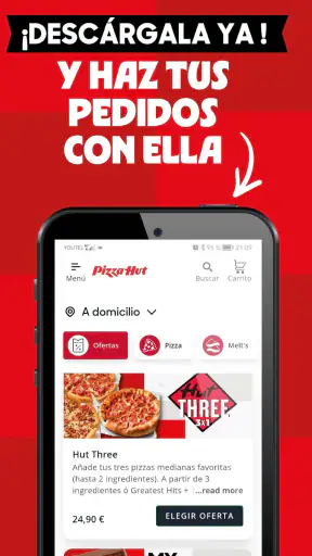 Pizza Hut España screenshot