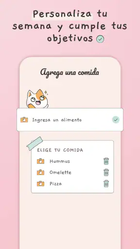Planificador de menú semanal screenshot