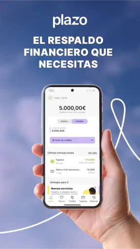 Plazo: Tarjeta y préstamos screenshot