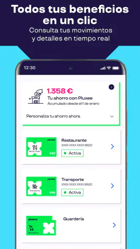 Pluxee España screenshot
