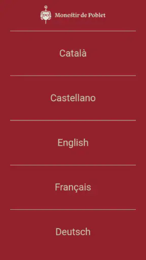 Poblet Guía oficial screenshot
