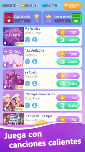 Pop Tiles - Music Piano screenshot