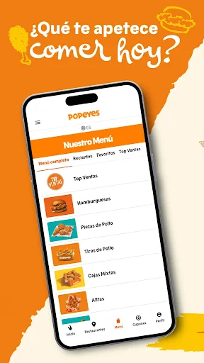 POPEYES ESPAÑA screenshot