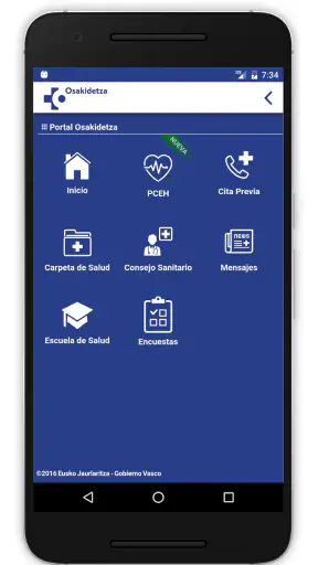 Portal Móvil Osakidetza screenshot