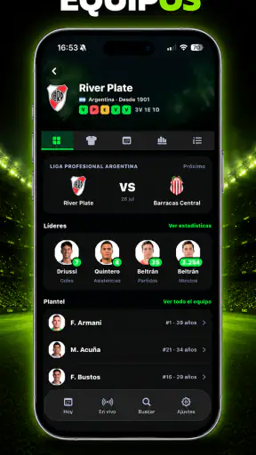 Potrero: Fútbol en Vivo screenshot