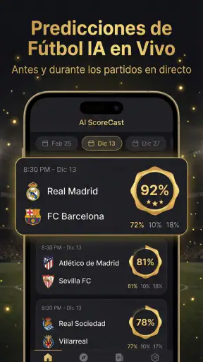 Predicciones Fútbol IA screenshot