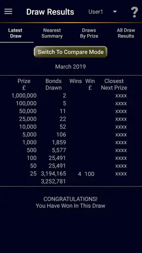 Premium Bonds Prize Checker + screenshot
