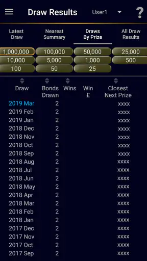 Premium Bonds Prize Checker + screenshot