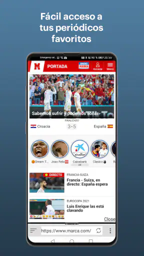 Prensa de España screenshot