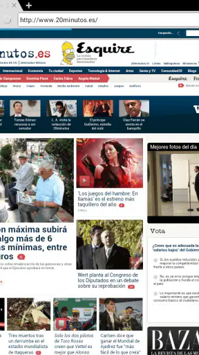 Prensa de España screenshot