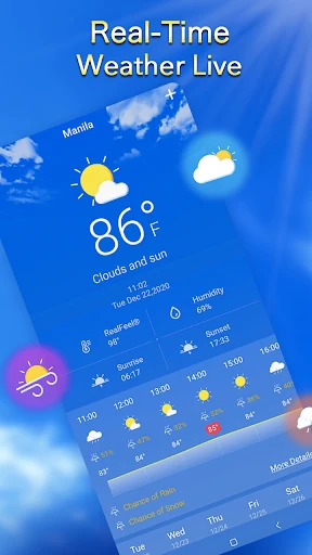 Previsión meteorológica local screenshot