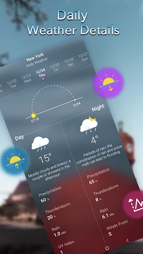 Previsión meteorológica local screenshot